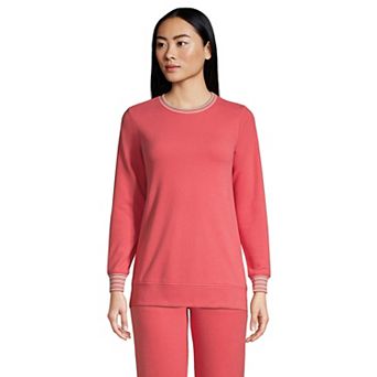Women's Lands' End Serious Sweats Crewneck Sweatshirt Tunic