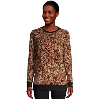 Women's Lands' End Serious Sweats Crewneck Sweatshirt Tunic