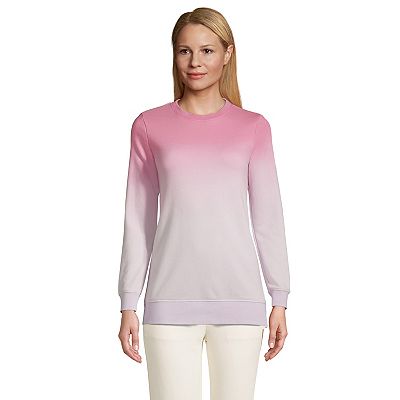 Women's Lands' End Serious Sweats Crewneck Sweatshirt Tunic