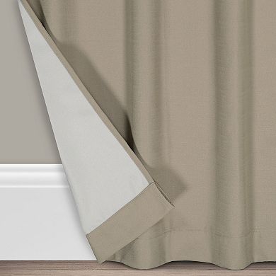 The Big One® 2-pack Eclipse Odette Room Darkening Draftstopper Window Curtain Set