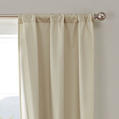 The Big One® 2-pack Eclipse Odette Room Darkening Draftstopper Window Curtain Set