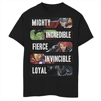Boys 8-20 Marvel Avengers Inspirational Group Shot Graphic Tee