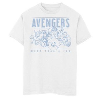 Boys 8-20 Marvel Avengers More Than A Fan Vintage Outline Graphic Tee
