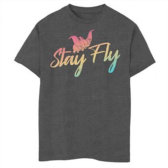 Disney's Dumbo Boys 8-20 Stay Fly Gradient Graphic Tee