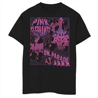 Disney's Dumbo Boys 8-20 Pink Elephants On Parade Graphic Tee