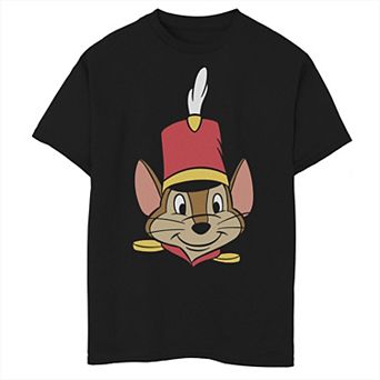 Disney's Dumbo Boys 8-20 Timothy Q. Mouse Big Face Graphic Tee