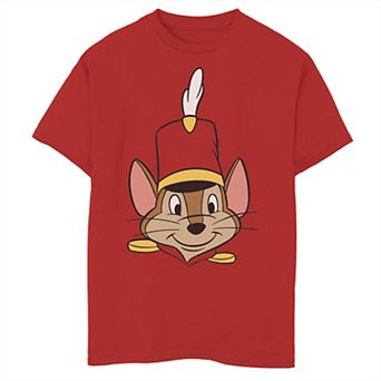 Disney's Dumbo Boys 8-20 Timothy Q. Mouse Big Face Graphic Tee