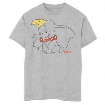Disney's Dumbo Boys 8-20 Outline Logo Graphic Tee