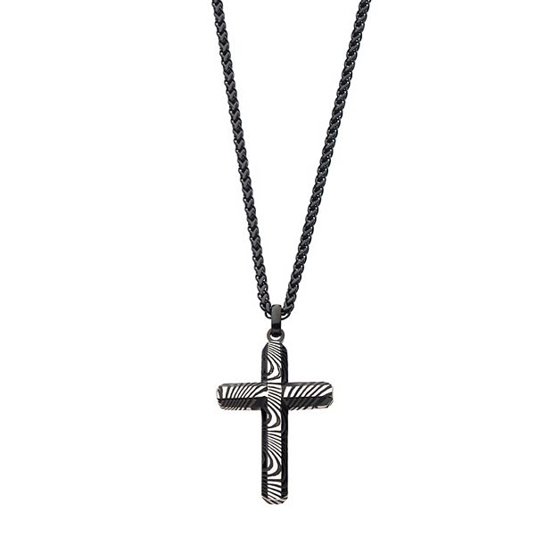 Kohl's cross necklace deals men's