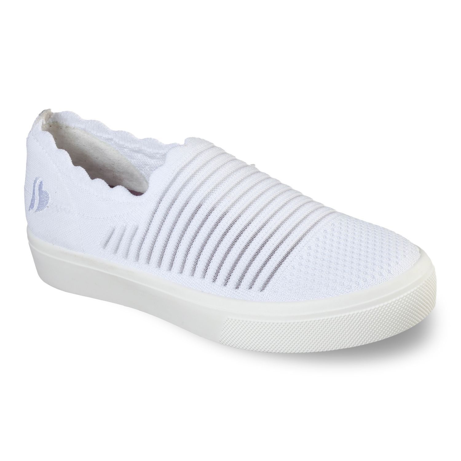 skechers poppy breezy street mesh slip on trainers