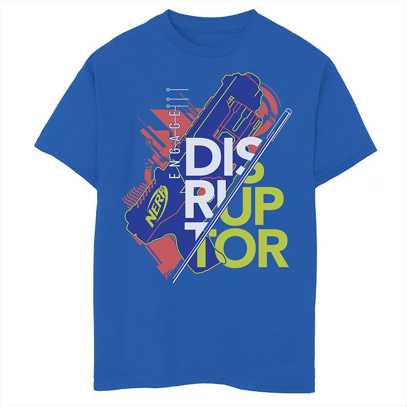 Boys 8-20 Nerf Engage Disruptor Graphic Tee, Boys, Size: XS, Blue