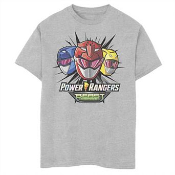 Boys 8-20 Power Rangers Beast Morphers Helmets Graphic Tee