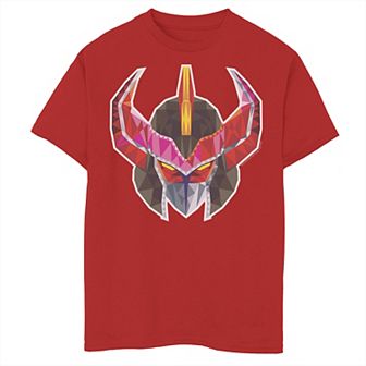 Boys 8-20 Power Rangers Megazord Helmet Polygon Graphic Tee