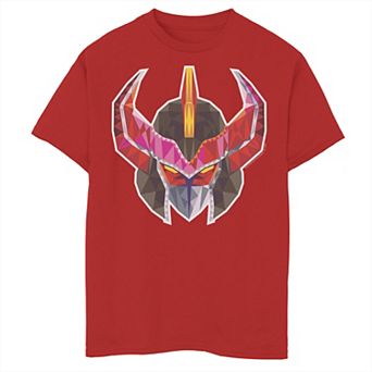 Boys 8-20 Power Rangers Megazord Helmet Polygon Graphic Tee