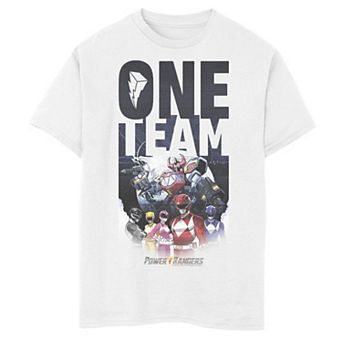 Boys 8-20 Power Rangers Megazord Helmet Polygon Graphic Tee