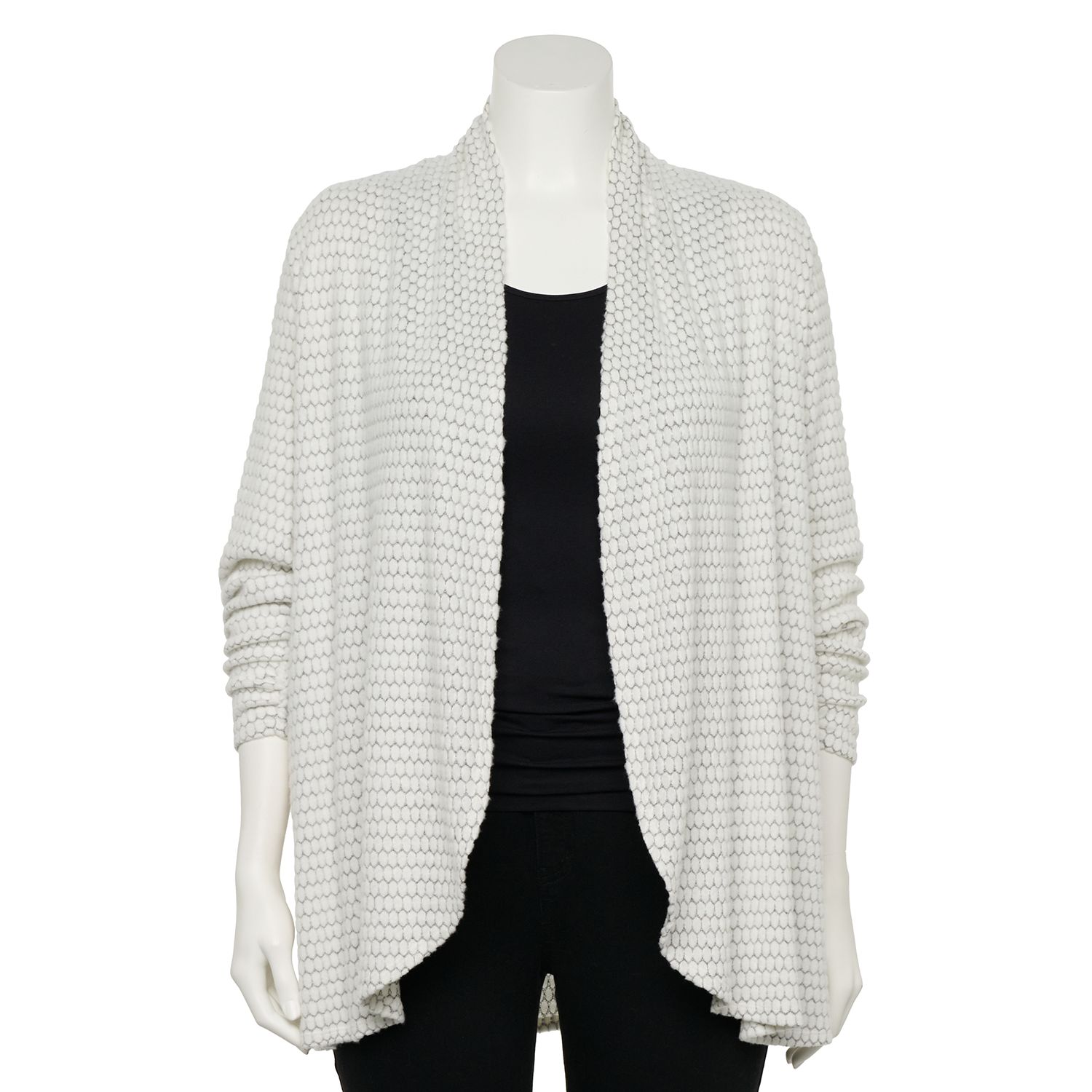 apt 9 button tab cardigan
