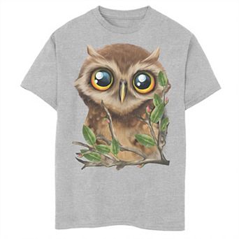 Boys 8-20 Fifth Sun Cute Owl Face On A Branch Graphic Tee
