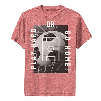 Boys 8-20 Fifth Sun Play Hard Soccer Poster Performance Graphic Tee