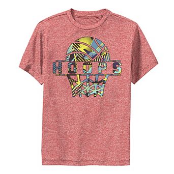 Boys 8-20 Fifth Sun Hoops Silhouette Fill Performance Graphic Tee