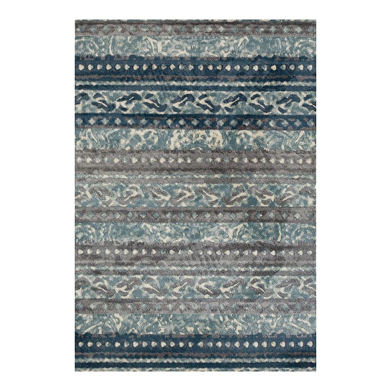 Art Carpet Noviton Flowing Rug, Blue, 5X8 Ft