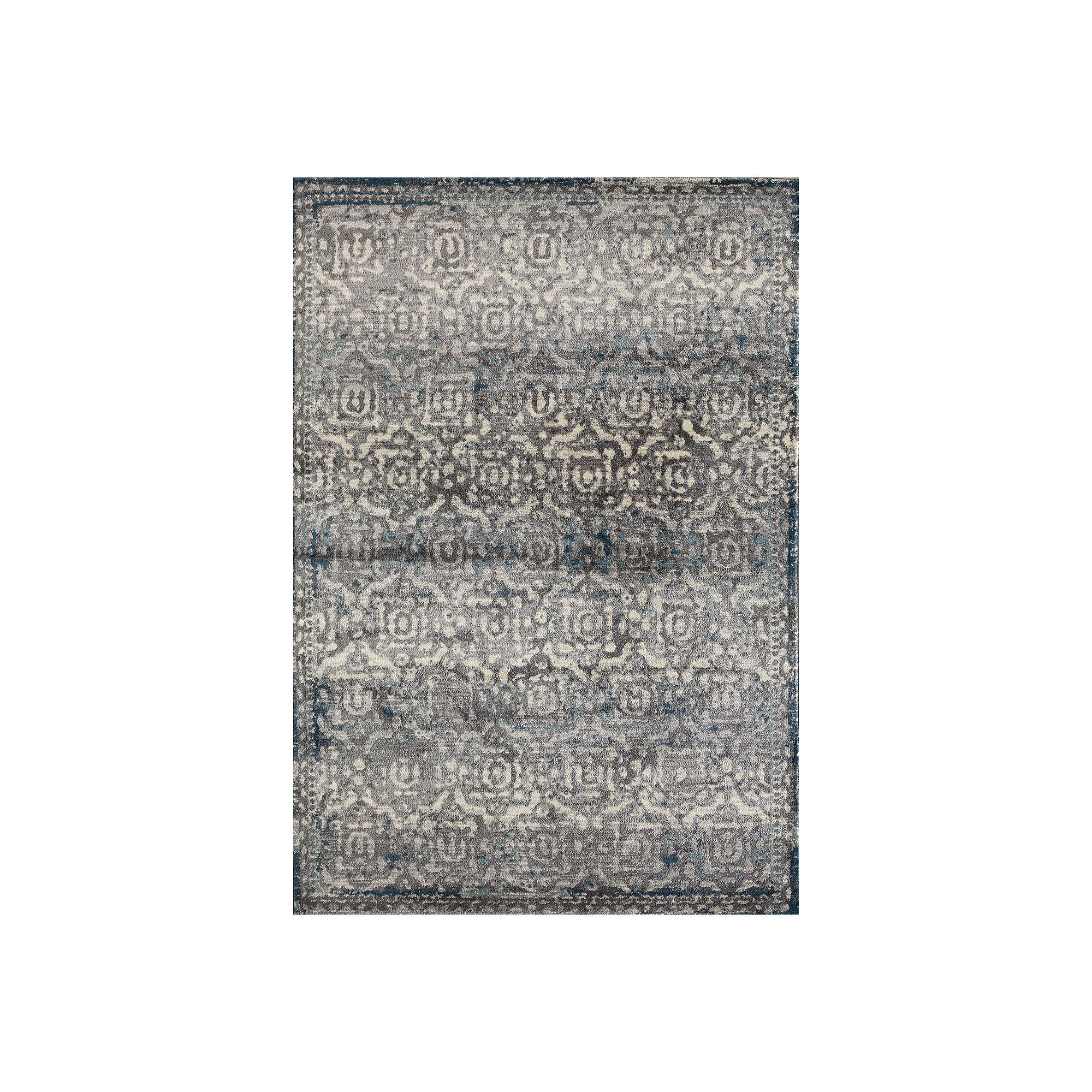 Art Carpet Noviton Morocco Gray Rug, Gray Linen Light Blue