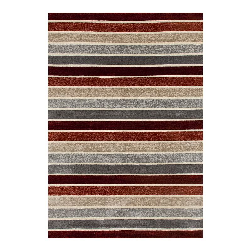 Art Carpet Taree Mainline Rug, Red, 8X10 Ft