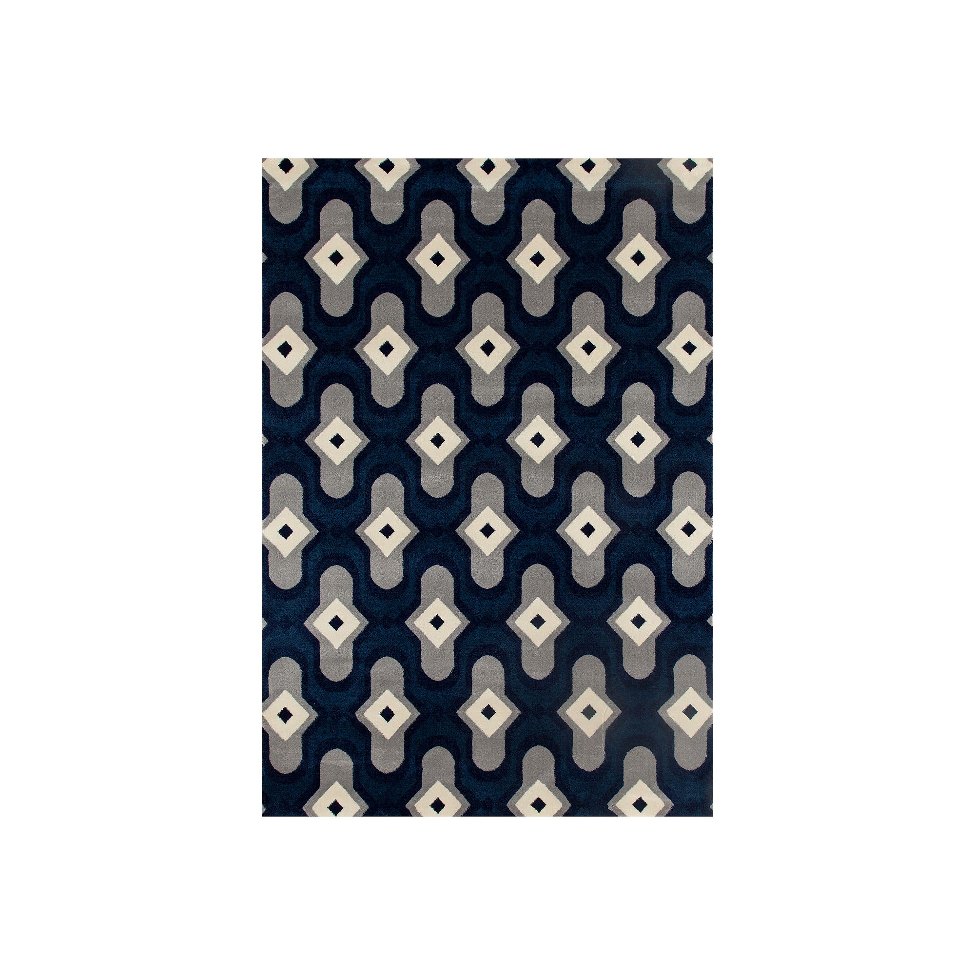 Art Carpet Taree Protector Rug, Peacock Blue Ivory