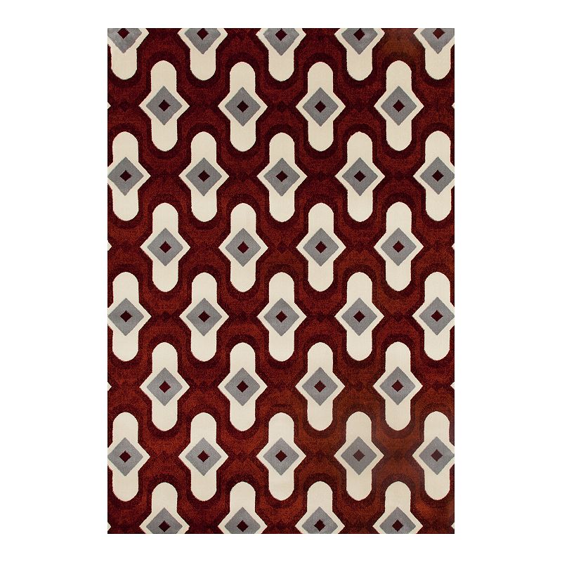 Art Carpet Taree Protector Rug, Red, 8X10 Ft