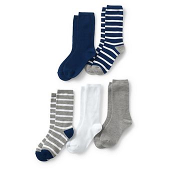 Boys Lands' End 5-Pack Patterned Socks