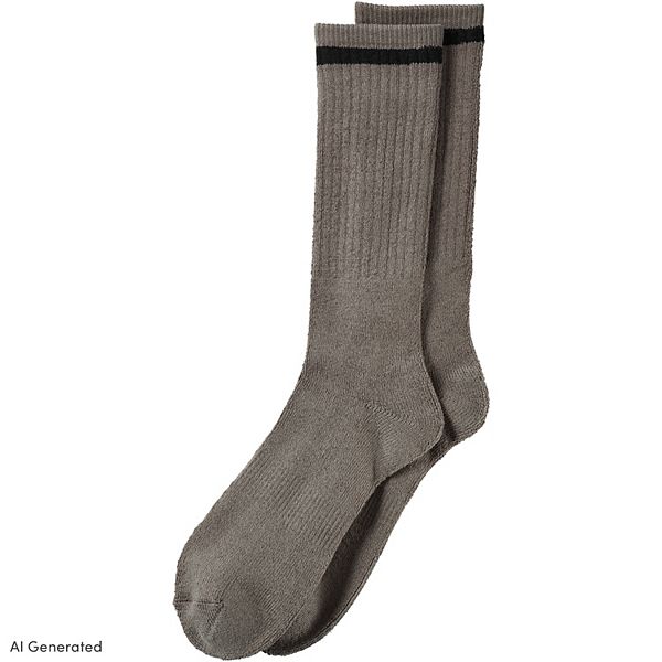 Men's Lands' End Thermaskin Heat Winter Boot Socks