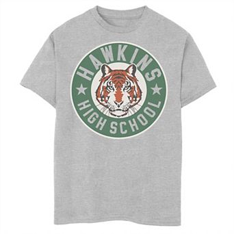 Boys 6-20 Netflix Stranger Things Hawkins High School Logo Graphic Tee