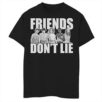 Boys 6-20 Netflix Stranger Things Friends Don't Lie Group Shot Graphic Tee
