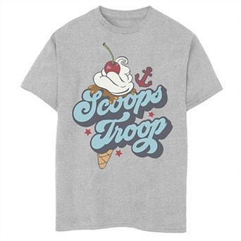 Boys 6-20 Netflix Stranger Things Scoops Troop Logo Graphic Tee