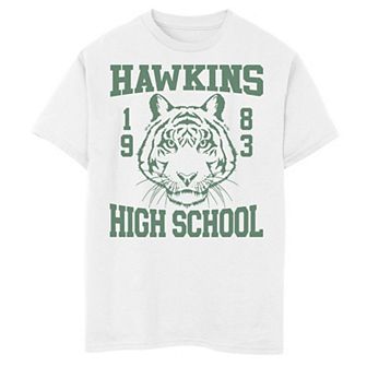 Boys 8-20 Netflix Stranger Things Hawkins High School 1983 Graphic Tee