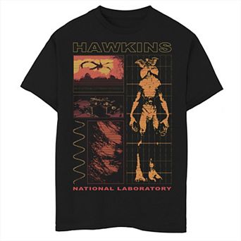 Boys 8-20 Netflix Stranger Things Demogorgon Schematic Graphic Tee