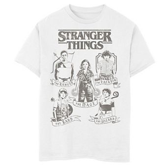 Boys 8-20 Netflix Stranger Things Group Shot Classes Graphic Tee