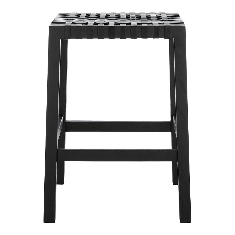 Capri Counter Height Barstool Black - Safavieh