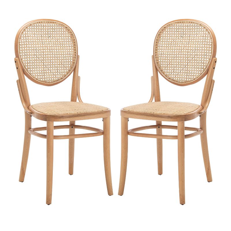 Safavieh Sonia Nautical Cane Dining Chair  Natural