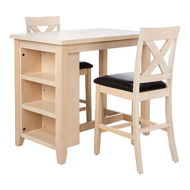 Safavieh Everest Pub Table & Chair 3-piece Set