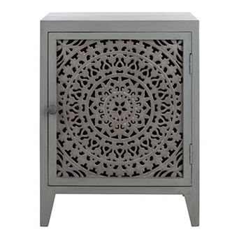 Safavieh Thea Carved Nightstand Table