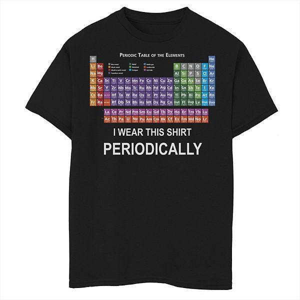 Boys 8-20 Fifth Sun Periodic Table Of Elements Chemistry Humor Graphic Tee