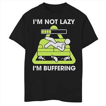 Boys 6-20 Fifth Sun I'm Not Lazy I'm Buffering Graphic Tee
