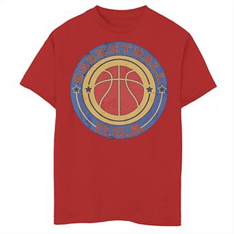 Boys 8-20 Fifth Sun Basketball USA Logo Graphic Tee