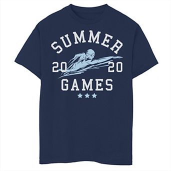 Boys 6-20 Fifth Sun Summer 2020 Games Swimmers Graphic Tee