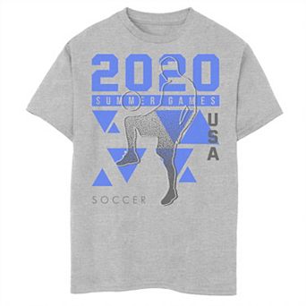 Boys 8-20 Fifth Sun 2020 Summer Games USA Soccer Graphic Tee