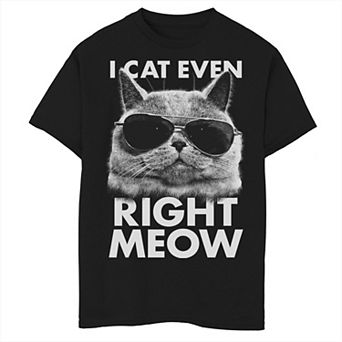 Boys 8-20 Fifth Sun Right Meow Cat Shades Graphic Tee