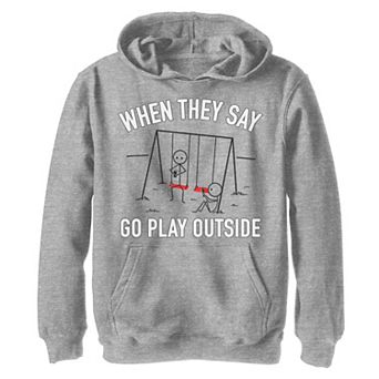 Boys 8-20 Fifth Sun Play Outside Humor Graphic Hoodie