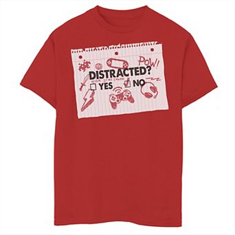 Boys 8-20 Fifth Sun Are You Distracted Doodles Graphic Tee