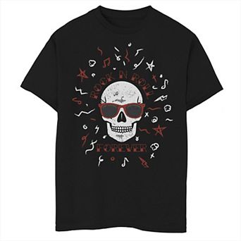 Boys 8-20 Fifth Sun Rock N Roll Forever Cool Skull Graphic Tee