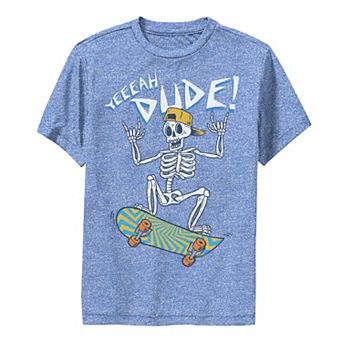Boys 8-20 Fifth Sun Skateboarding Skeleton Performance Graphic Tee
